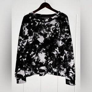 Jenni Intimate Tie Dye Sleep Pajama Knit Top‎ Cozy Comfy Relax Lounging Women XL